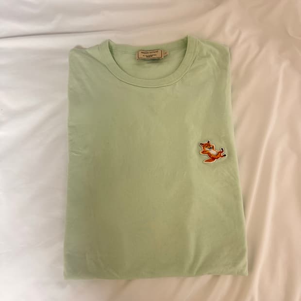 메종키츠네 반팔 민트 s