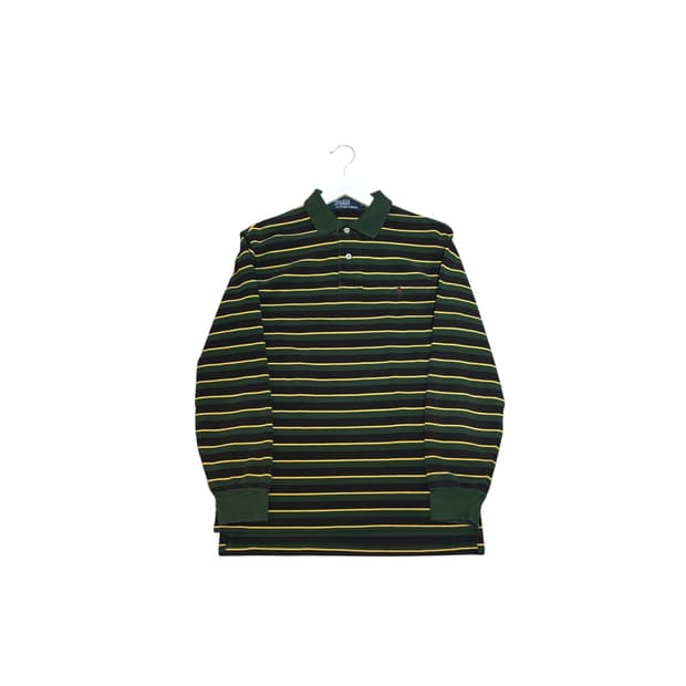 폴로 랄프로렌 스프라이트 긴팔 카라티 티셔츠 M