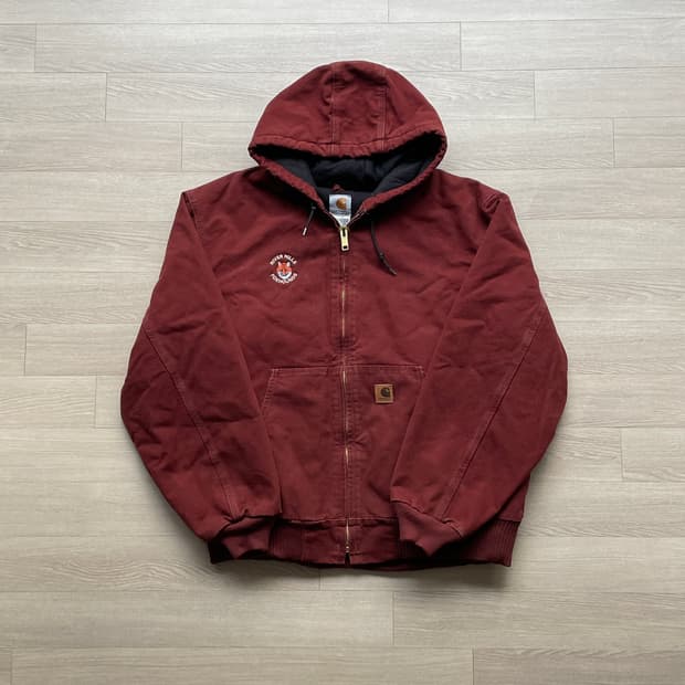 칼하트 j130 CLY 액티브 자켓 샌드스톤