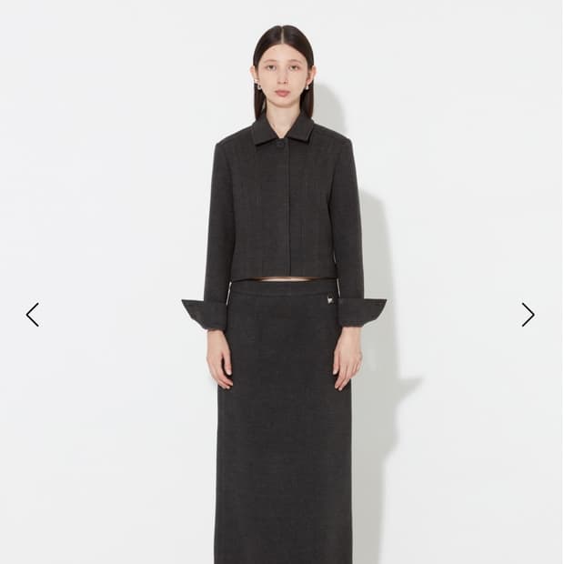 로우타이드 lowtide 자켓 스커트 셋업 S