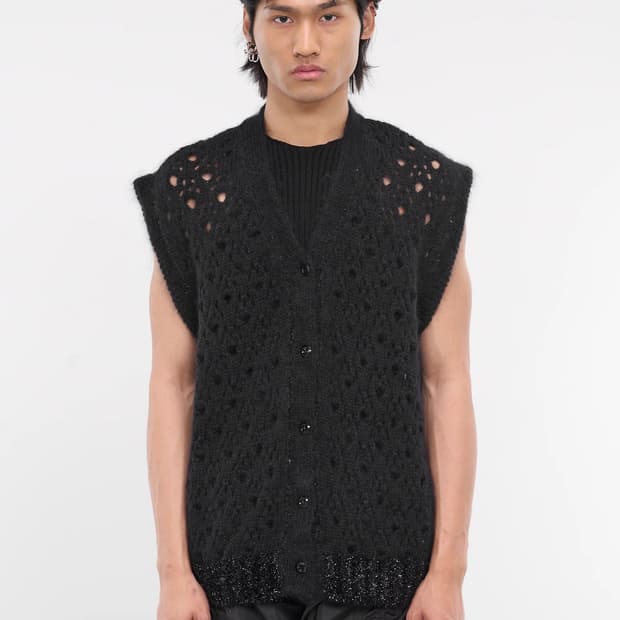 시몬로샤 테슬 모헤어 니트