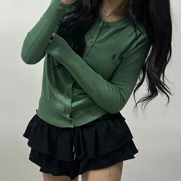 폴로 랄프로렌 신형 큐알택 피마코튼 니트 가디건(S)