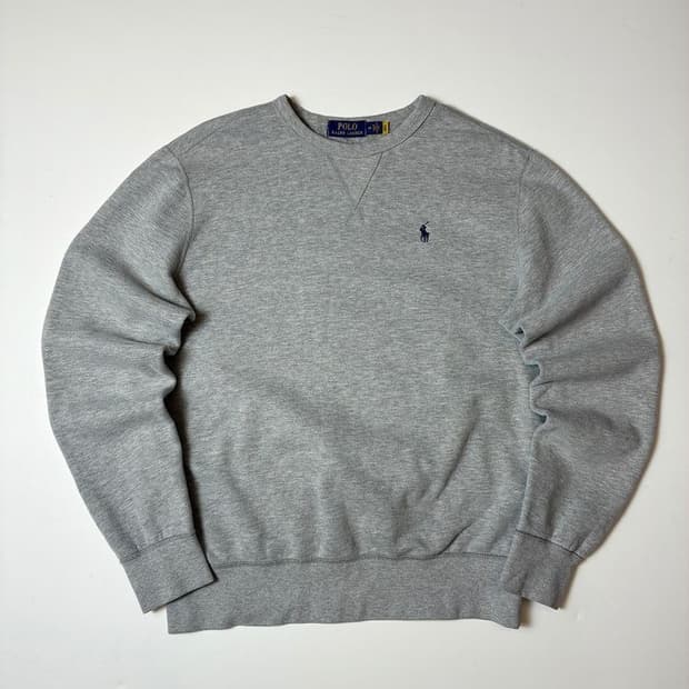 폴로 랄프로렌 로고 큐알 크루넥 맨투맨 PN8854