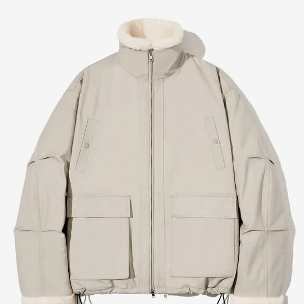 3M 신슐레이트 보아 플리스 무톤 자켓 베이지