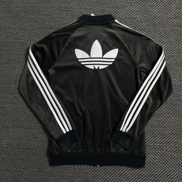 아디다스 트레포일 빅로고 슈퍼스타 트랙탑 져지o 4051