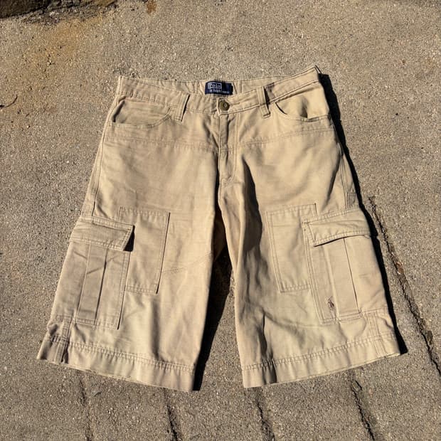Polo Ralph Lauren 베이지 카고 쇼츠 팬츠 32
