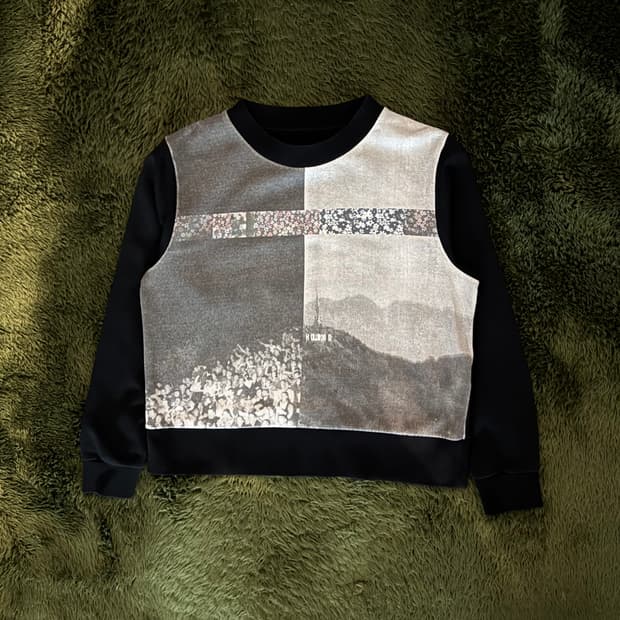 [S] MM6 메종 마르지엘라 할리우드 프린팅 스웻셔츠