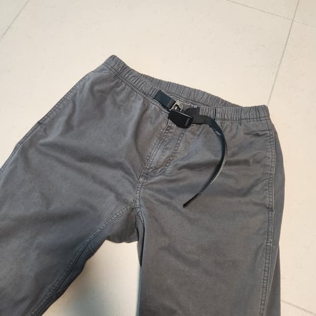 그라미치 다크 그레이 코튼 팬츠