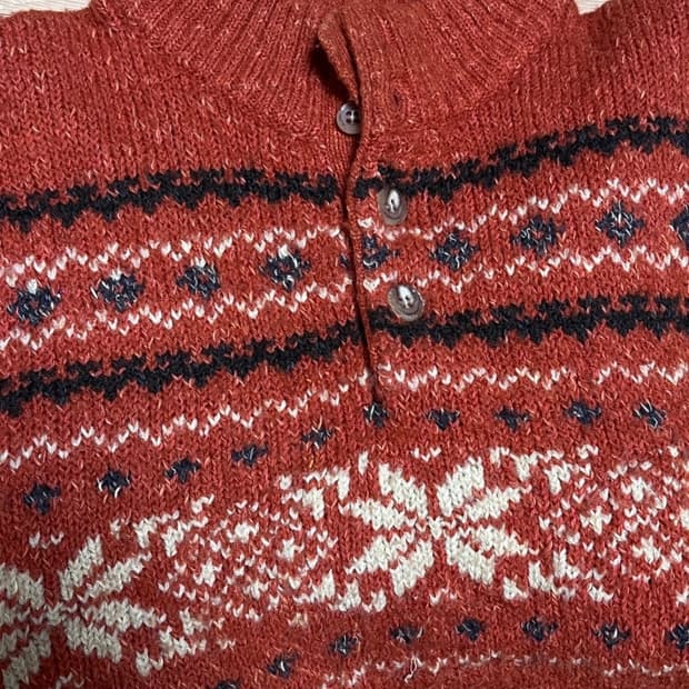 빈티지 노르딕 니트