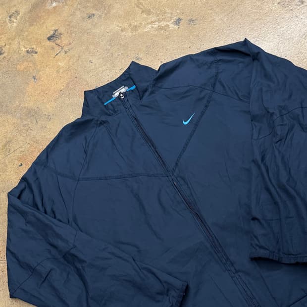 [정품/L] 나이키 네이비 바람막이 자켓 b16