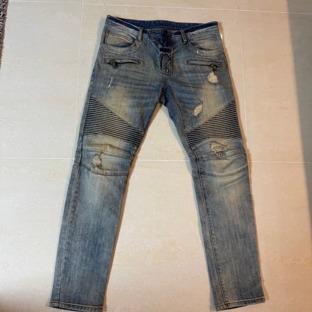 32 발망 바이커진 청바지