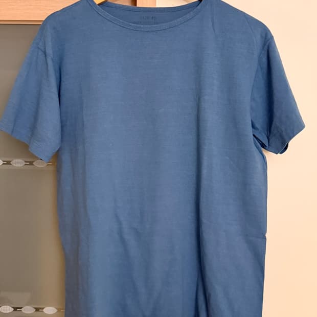 피그벨 Phigvel Naval tee china blue 40size