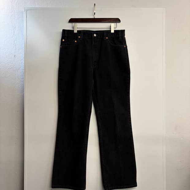 35-31“ 리바이스 517 흑청 USA 00s