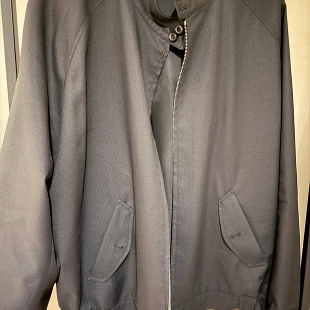 (4)포터리 루즈드 해링턴 블랙