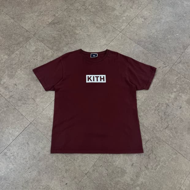 Kith 버건디 반팔티 #csz307