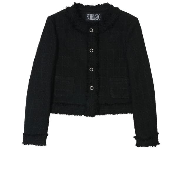 보헴서 트위드 자켓