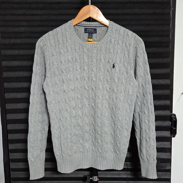 [폴로 랄프로렌] 코튼 케이블 니트 스웨터 | 00196