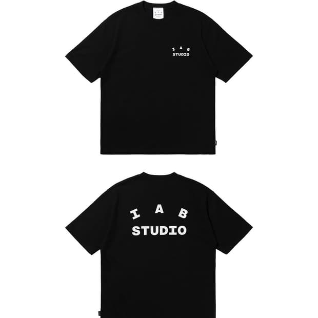 [M]아이앱 스튜디오 티셔츠 블랙 화이트