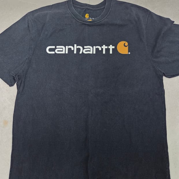 칼하트 오리지널 핏 로고 반팔 티셔츠