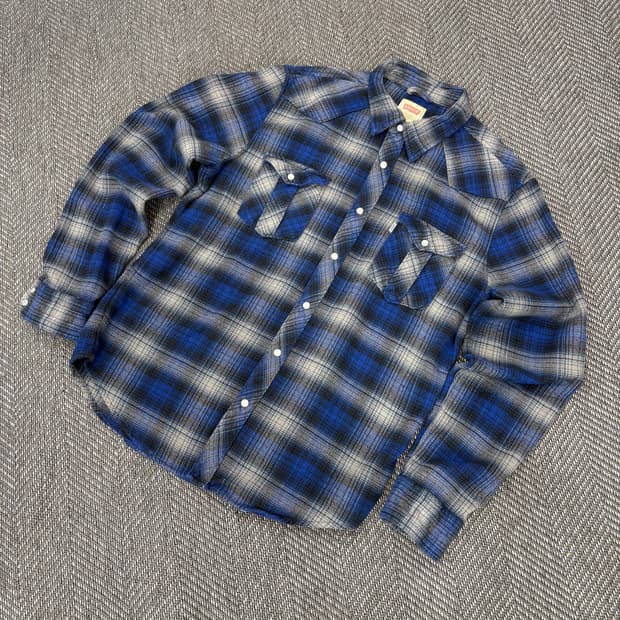 리바이스 체크 셔츠