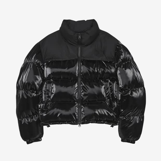 러브이즈트루 AM GLOSSY SHORT PUFFER JACKET 패딩