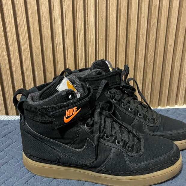 나이키 x 칼하트 반달 하이 슈프림 블랙 260mm