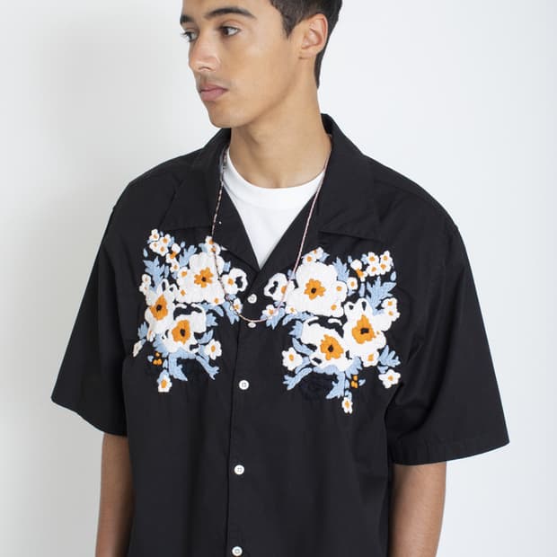 NOMA t.d. 플라워 자수 반팔 셔츠 2