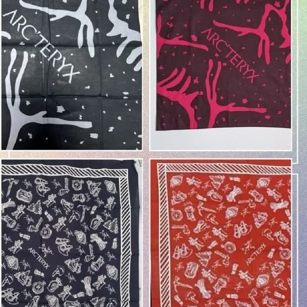 아크테릭스 반다나 손수건 스카프 