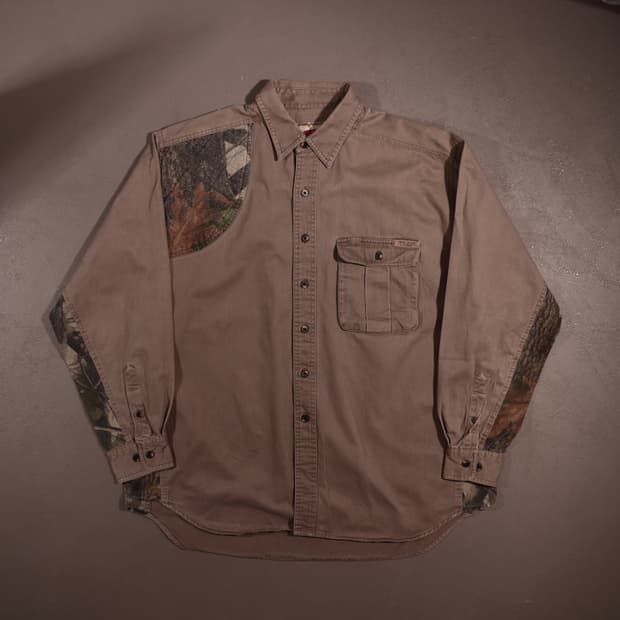 빈티지 USA 헌팅셔츠 C495