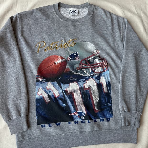 Lee 90s USA 뉴잉글랜드 패트리어츠 스웻셔츠 맨투맨 L