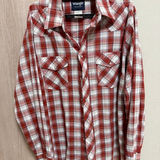 랭글러 체크셔츠