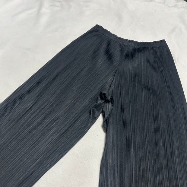 3 이세이 미야키 플리츠 플리즈 블랙 바지