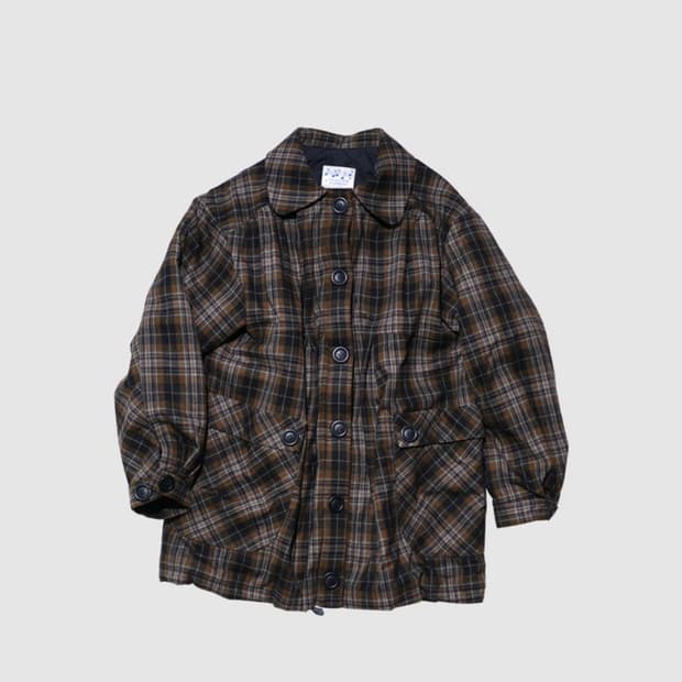 구해요!! 인앤양인하모니 머플러코트 체크