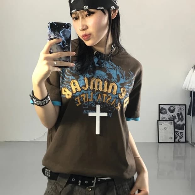 jpn 프린팅 반팔