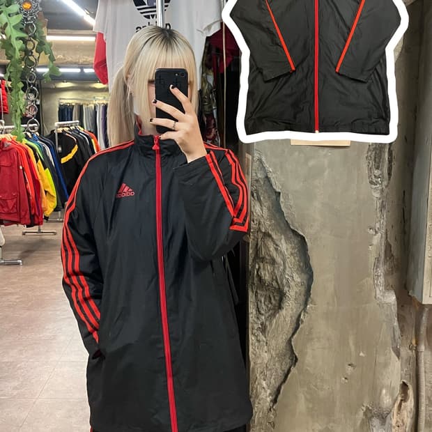 아디다스 점퍼 블랙 L   #csz1797 