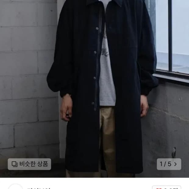 다이브인 루즈드 트러커 파카 블랙