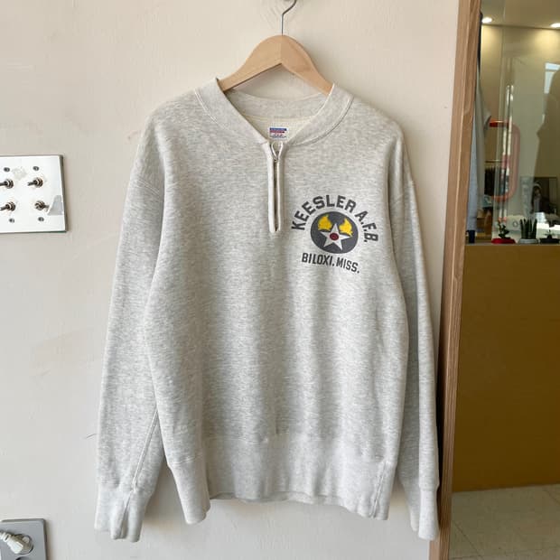 웨어하우스 더블웍스 쿼터집업 스웻셔츠