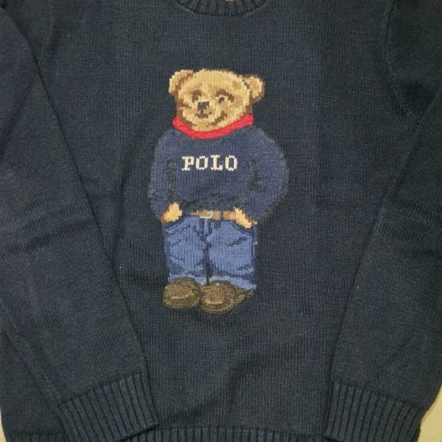 빈티지)폴로 베어 니트