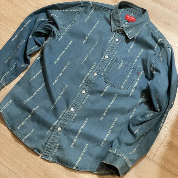 슈프림 데님셔츠 L사이즈