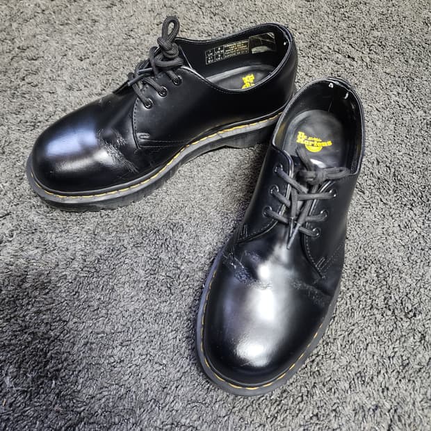 닥터마틴 1461  벡스 블랙 스무스 eu41