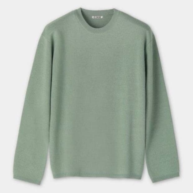 쿠어 탑필 울 라운드 니트