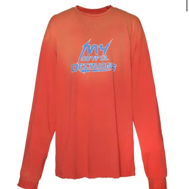 MJD 크랙 로고 롱슬리브 m