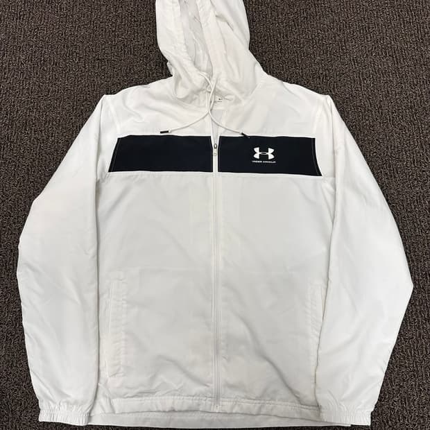 언더아머 바람막이 자켓 화이트 XL