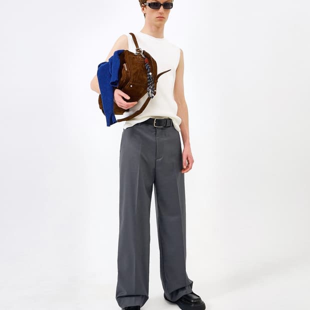 라벨아카이브 와이드핏 슬랙스