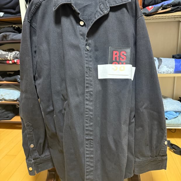 라프시몬스 데님셔츠 사이즈 라지