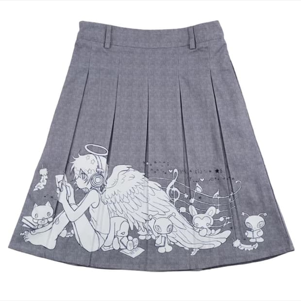 yuminha 엔젤 플리츠 스커트 구해요