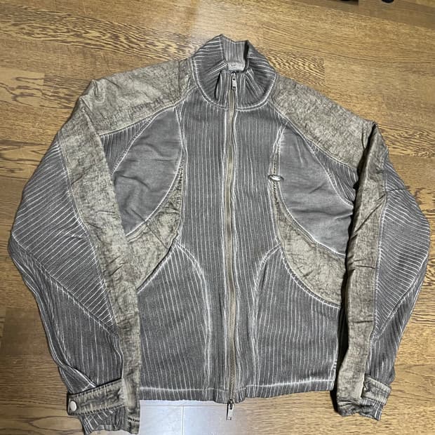 그레일즈 루나 니트 바이커 집업 자켓 2사이즈