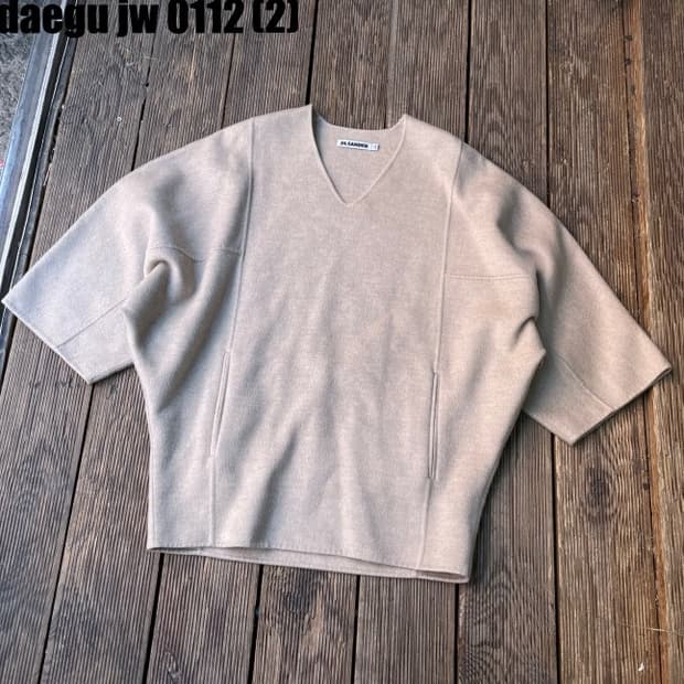 질샌더 반팔 니트