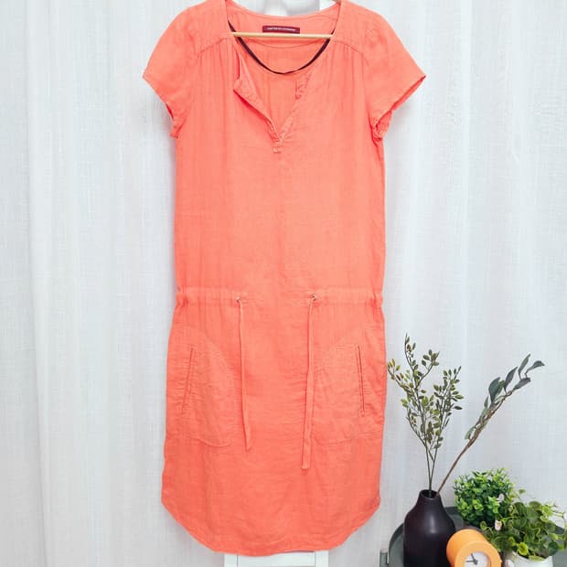 comptoir des cotonniers 100% 리넨 원피스