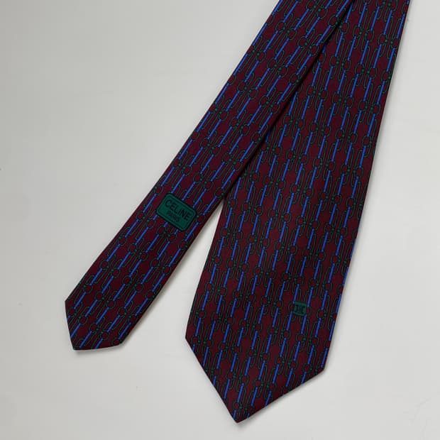 셀린느(celine) 심플로고 명품 정품 넥타이8.6cm